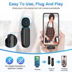 LEKATO Wireless Lavalier Mic Bundle for Android