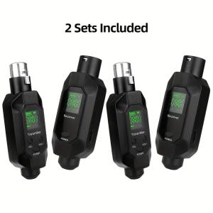 Long-Range U3 Wireless Microphone Transmitter and Receiver Set