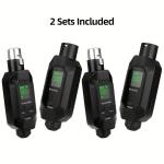 Long-Range U3 Wireless Microphone Transmitter and Receiver Set