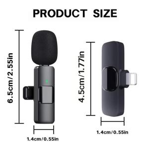 Wireless Long Range Microphone for iPhone, Black