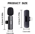 Wireless Long Range Microphone for iPhone, Black
