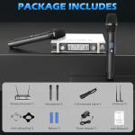 Talomen Wireless UHF Handheld Microphone Set