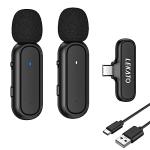 LEKATO Wireless Lavalier Mic Bundle for Android