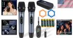Wireless Long Range Karaoke Microphone Set 2-Pack