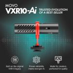 Movo VXR10-AI Shotgun Microphone with Noise Canceling