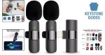 Wireless Lavalier Microphone Set for iPhone & iPad