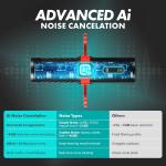 Movo VXR10-AI Shotgun Microphone with Noise Canceling