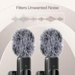 Wireless Lavalier Microphone Set for Interviews & Vlogs
