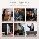 Wireless Lavalier Microphone Set for Interviews & Vlogs