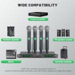 Phenyx Pro 4-Channel UHF Wireless Microphone System