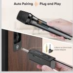 Rechargeable UHF Dual Handheld Wireless Microphone
