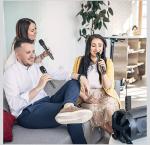 Rechargeable UHF Dual Handheld Wireless Microphone