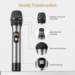 TONOR Portable UHF Dual Wireless Microphone System