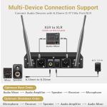 TONOR Portable UHF Dual Wireless Microphone System