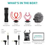 Movo VXR10 Universal Shotgun Microphone for Cameras