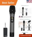 Wireless Karaoke Microphone with Long Range Fun