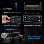 Long Range Dual UHF Wireless Microphone System
