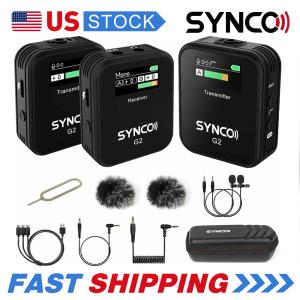 SYNCO G2 Wireless Lavalier Microphone for Vlogging