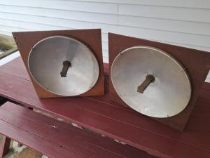 Vintage Parabolic Dish Microphones with Klystron Electronics