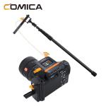 COMICA VM40 Wireless Shotgun Microphone,2.4G Super Cardioid Polar Pattern,48kHz/32-bit Float Recording,Wired/Wireless Dual Modes,32G On-Board Recording for 40-Hour Storage(VM 30 Upgraded Version)