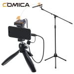 COMICA VM40 Wireless Shotgun Microphone,2.4G Super Cardioid Polar Pattern,48kHz/32-bit Float Recording,Wired/Wireless Dual Modes,32G On-Board Recording for 40-Hour Storage(VM 30 Upgraded Version)
