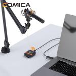 COMICA VM40 Wireless Shotgun Microphone,2.4G Super Cardioid Polar Pattern,48kHz/32-bit Float Recording,Wired/Wireless Dual Modes,32G On-Board Recording for 40-Hour Storage(VM 30 Upgraded Version)