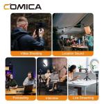 COMICA VM40 Wireless Shotgun Microphone,2.4G Super Cardioid Polar Pattern,48kHz/32-bit Float Recording,Wired/Wireless Dual Modes,32G On-Board Recording for 40-Hour Storage(VM 30 Upgraded Version)