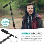 Movo Shotgun Mic with Boom Pole Kit