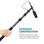 Movo Shotgun Mic with Boom Pole Kit