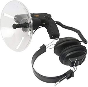 Parabolic Microphone Listening Kit - Long Range Listening Device with 8X Monocular Telescope and Parabolic Dish for Bird Sound Capture and Observation