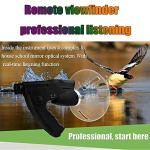 Parabolic Microphone Listening Kit - Long Range Listening Device with 8X Monocular Telescope and Parabolic Dish for Bird Sound Capture and Observation