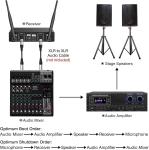 RGB Parabolic Microphone with Music Sync and Timer