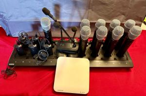 8-Channel Microflex Wireless System with 17 Microphones