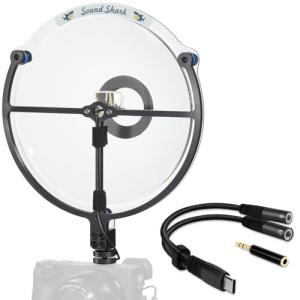 SOUND SHARK Parabolic Microphone Bundle for Recording
