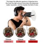 Parabolic Microphone with Telescope for Bird Watching