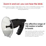 328ft Parabolic Sound Amplifier Microphone for Listening