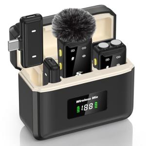 Wireless Dual Microphone for iPhone and Android