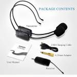 2.4G Wireless Microphone System with 165 ft Range