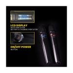 Long Range Dual Wireless Microphone System Set