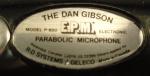 Dan Gibson P-650 Parabolic Microphone