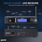 Gemini Professional Handheld Wireless Microphone System