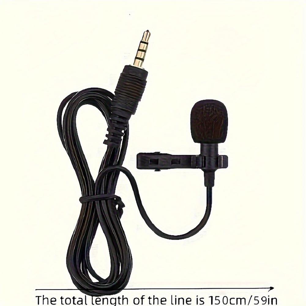 High-Sensitivity Long-Range Clip-On Lavalier Microphone
