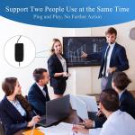 2.4G Wireless Microphone System for Two Users