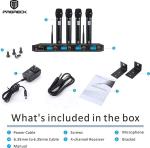 Proreck MX44 Long-Range 4-Channel Wireless Mic System