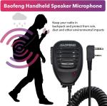 Shoulder Mic for Baofeng UV-5R Radios