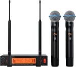 Wireless Dual Channel Microphone System with 400ft Range