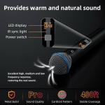 Wireless Dual Channel Microphone System with 400ft Range