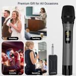 Rechargeable Long-Range Wireless Dynamic Microphone
