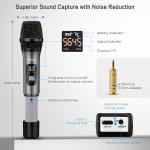 Rechargeable Long-Range Wireless Dynamic Microphone