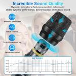 Wireless Microphone System with 4 Dynamic Mics